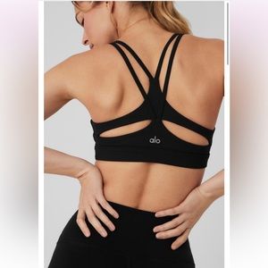 Alo Yoga - Airbrush Suspension Bra, Black